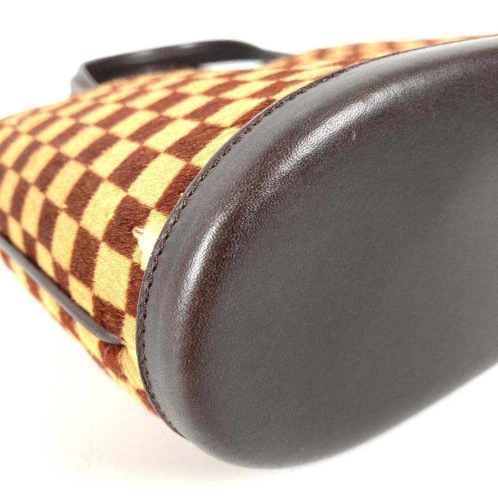 LOUIS VUITTON Brown Damier Leather Tote Bag - Picture 7 of 16